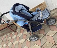 Carucior copil cu scaun detasabil si gluga protectie